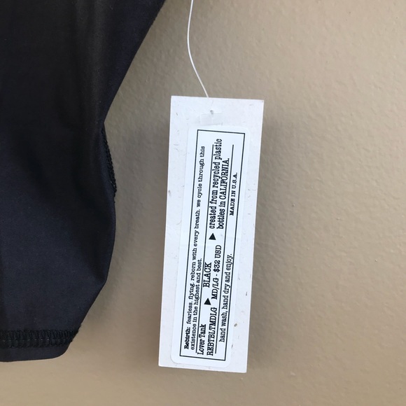 NWT • Teeki • Lover Tank Top Rebirth Black New - Picture 6 of 6